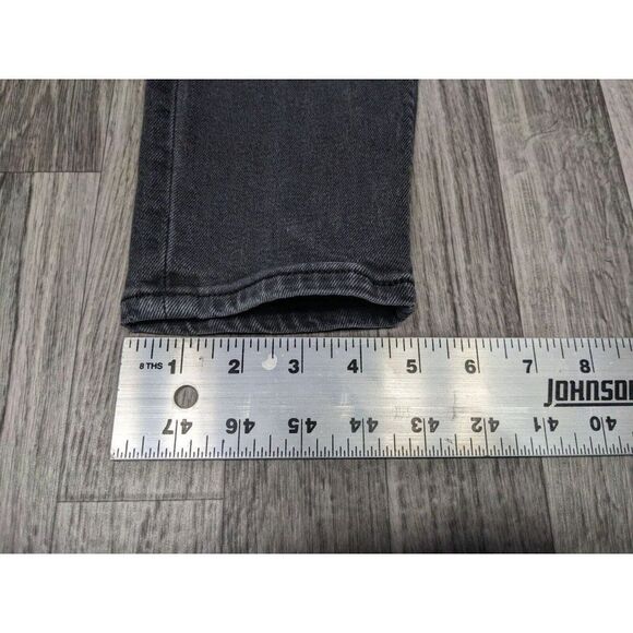 (3/$35) American Eagle Size 00 Regular Skinny Stretch Grey Denim Mom Jeans - Picture 12 of 12